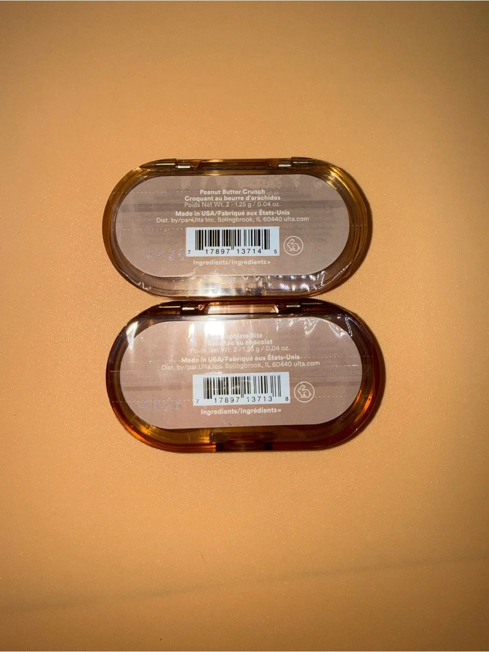 ULTA Beauty Color Snack Eyeshadow Duo - Shimmery Brown & Gold Tones Bundle